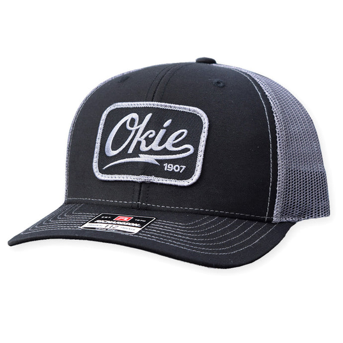 Okie Logo Trucker Hat - Black/Charcoal