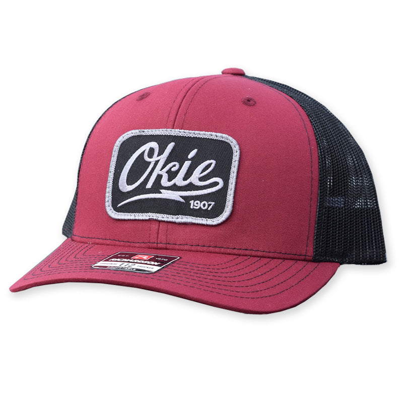 Okie Logo Trucker Hat - Cardinal/Black