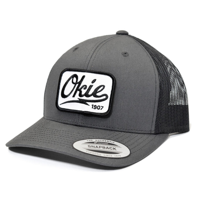 Okie Logo Trucker Hat - Charcoal/Black