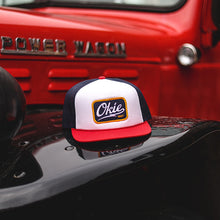 Okie Trucker Hat Foam Front Red/White/Navy