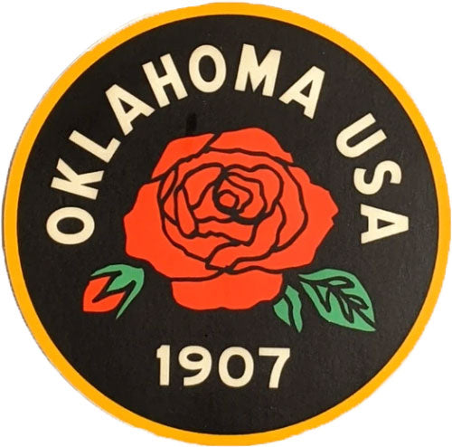 Oklahoma Rose Sticker